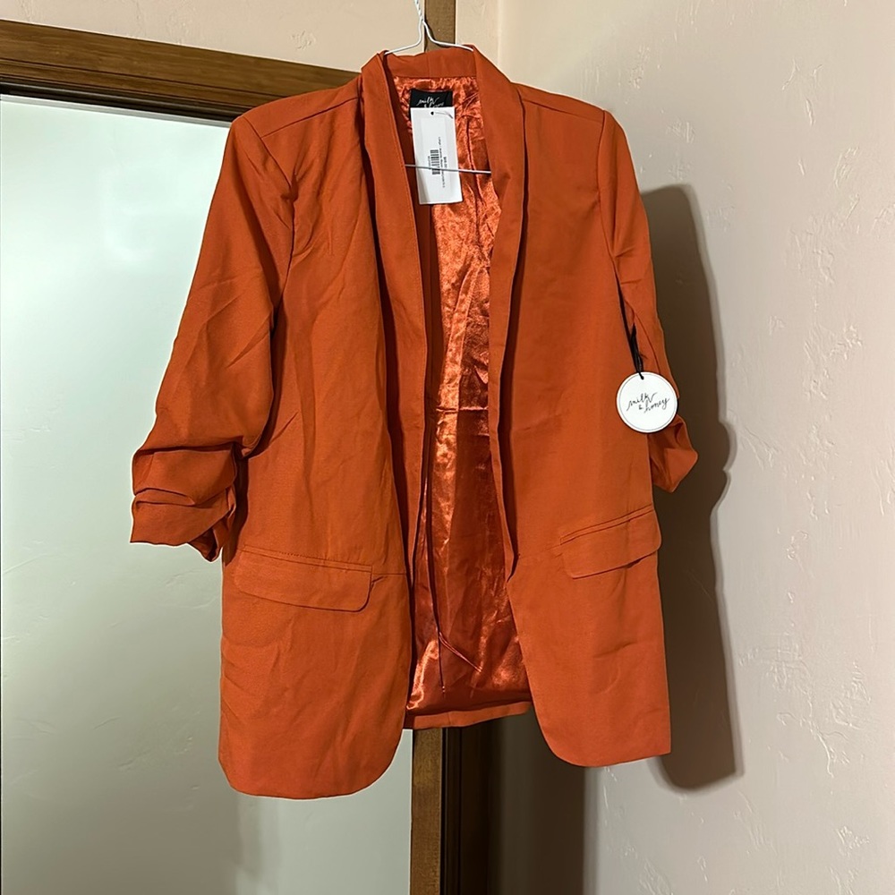 Size Large Burnt Orange Blazer